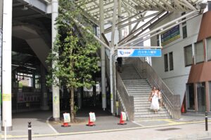 小田急線・代々木八幡駅。