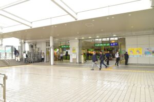 JR大崎駅の様子。